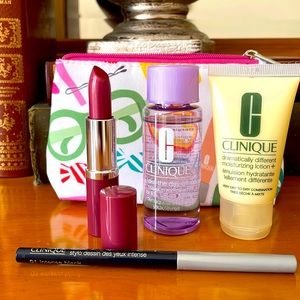 Clinique makeup/cleanser bundle